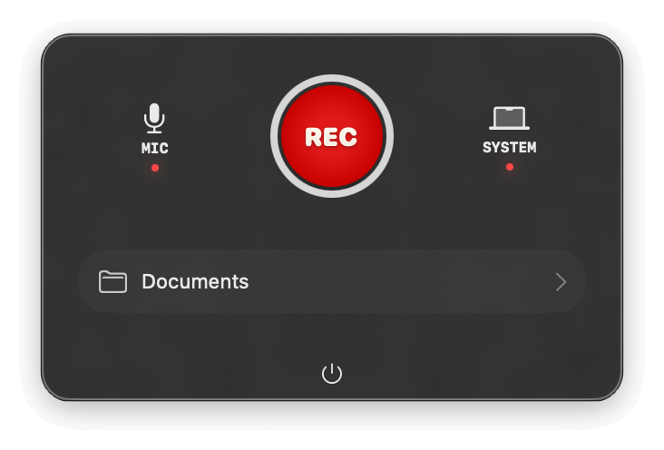Rekorded standby interface